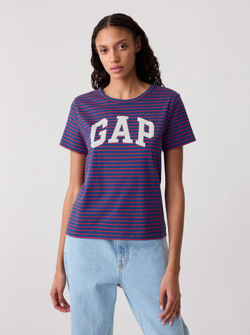 GAP Shirt blauw/rood