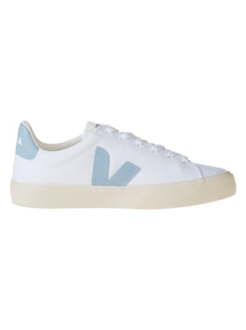 Veja Sneakers "Campo CA" in Weiß/ Hellblau