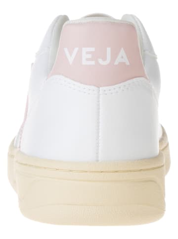 Veja Sneakersy "V 10" w kolorze biało-jasnoróżowym