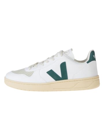 Veja Sneakers "V 10" in Weiß/ Grün