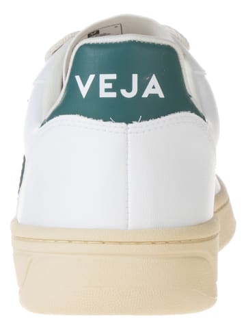 Veja Sneakersy "V 10" w kolorze biało-zielonym