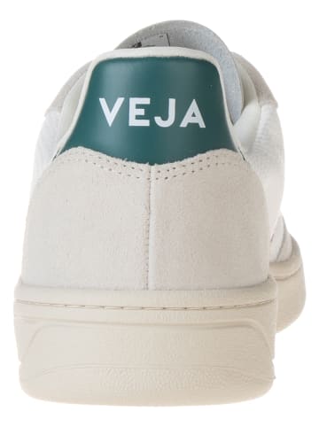 Veja Sneakersy "V 10" w kolorze biało-beżowo-czerwonym