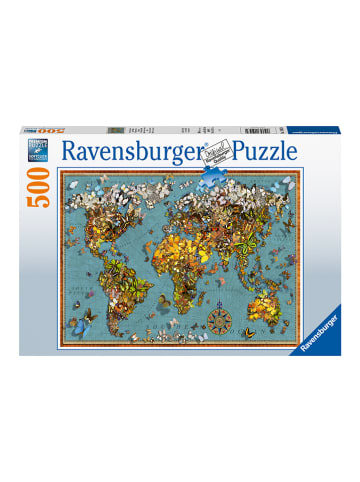 Ravensburger 1000tlg. Puzzle "Antike Schmetterling-Weltkarte" - ab 12 Jahren