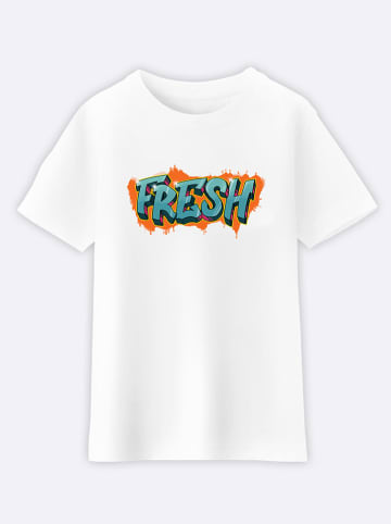 WOOOP Shirt "Fresh Graffiti" in Weiß