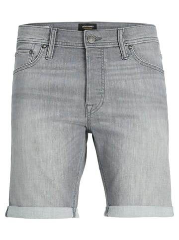 Jack & Jones Szorty dżinsowe "Jorg 257" w kolorze szarym