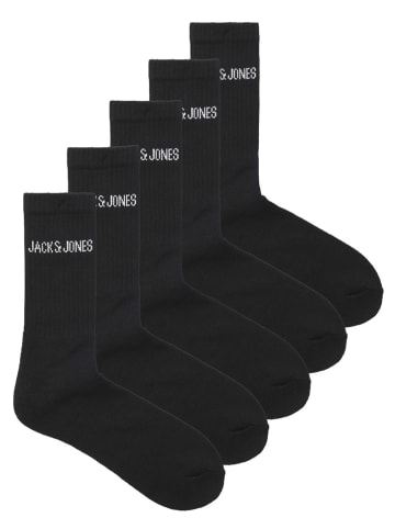 Jack & Jones 5er-Set: Socken in Schwarz