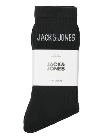 Jack & Jones 5-delige set: sokken zwart