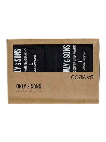 ONLY & SONS 2er-Set: Shirts in Schwarz