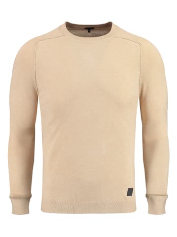 KEY LARGO Sweter "Project" w kolorze beżowym