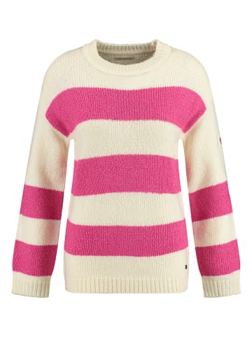 KEY LARGO Pullover "Holly" in Creme/ Pink