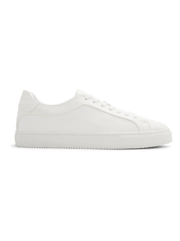 Aldo Leder-Sneakers in Weiß