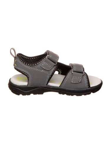 Lurchi Sandalen in Grau/ Schwarz/ Gelb
