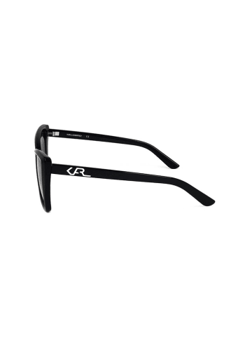 Karl Lagerfeld Damskie okulary przeciwsłoneczne w kolorze czarno-granatowym