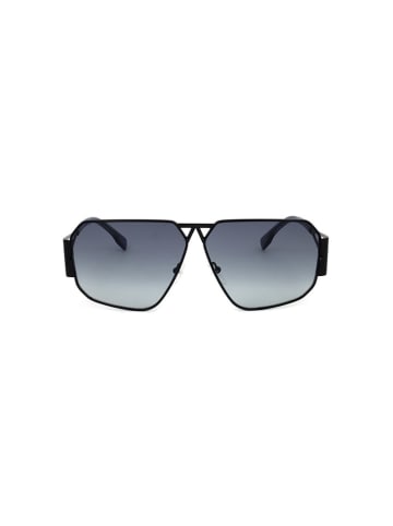 Karl Lagerfeld Unisex-Sonnenbrille in Schwarz/ Dunkelblau