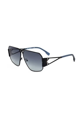 Karl Lagerfeld Unisex-Sonnenbrille in Schwarz/ Dunkelblau