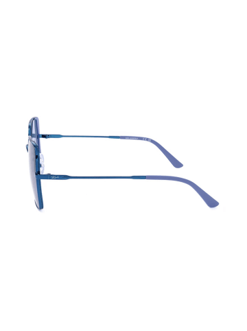 Karl Lagerfeld Damskie okulary przeciwsłoneczne w kolorze niebieskim