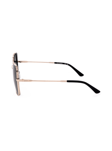 Karl Lagerfeld Damskie okulary przeciwsłoneczne w kolorze złoto-czarnym