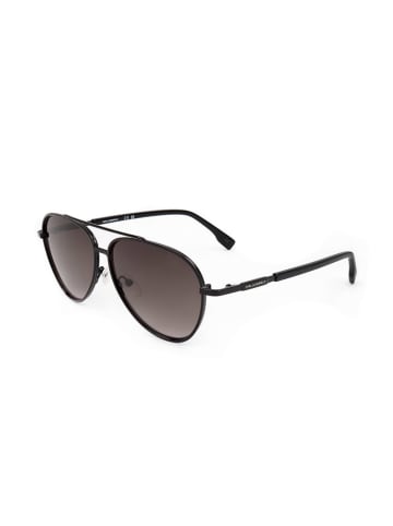 Karl Lagerfeld Męskie okulary przeciwsłoneczne w kolorze czarno-brązowym