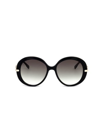 Karl Lagerfeld Dameszonnebril zwart-goudkleurig/grijs