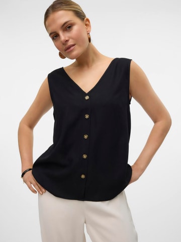 Vero Moda Top w kolorze czarnym