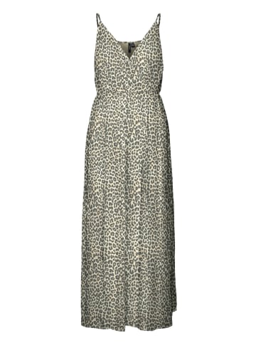 Vero Moda Jurk camel/zwart