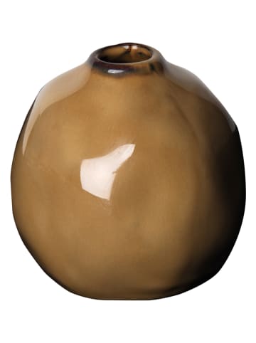 IHR Vase in Hellbraun - (H)9 x Ø 8,5 cm