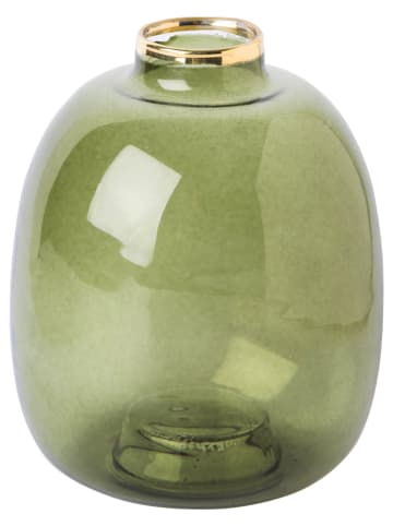 IHR Vase in Grün - (H)11 x Ø 9 cm