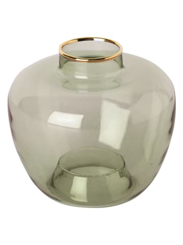 IHR Vase in Grün - (H)8 x Ø 9 cm