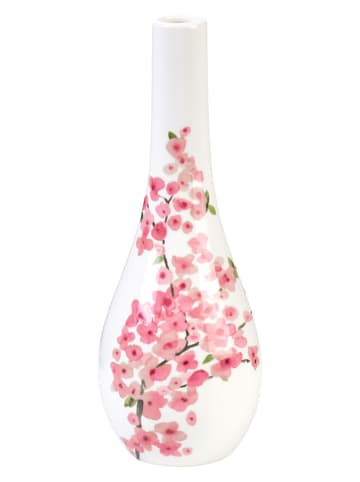 IHR Vase "Meryl" in Weiß/ Pink - (H)23 cm