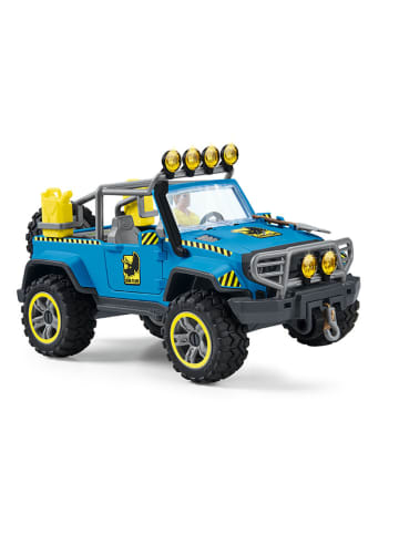 Schleich 36-częściowy zestaw "Off-road vehicle with dinosaur exterior" do zabawy - 5+