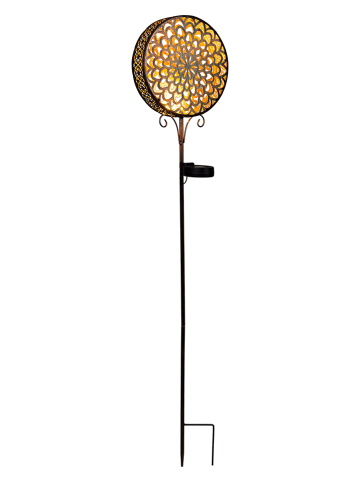 Garden Hero Solarna lampa ogrodowa w kolorze miedzianym na trzonku - wys. 95 x Ø 20,5 cm