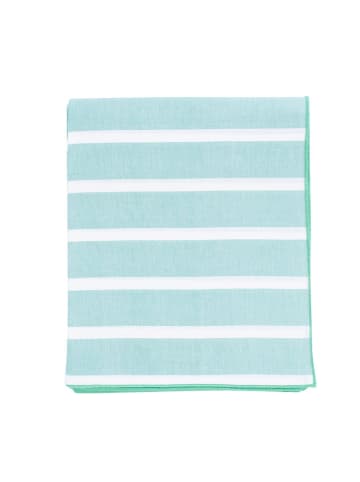 Overbeck and Friends Tischdecke "Elli" in Mint/ Weiß - (L)250 x (B)150 cm