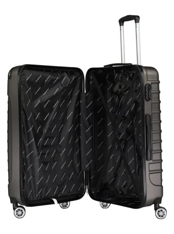 Canadian Peak 5tlg. Hardcase-Trolleyset "Shockeak" in Anthrazit