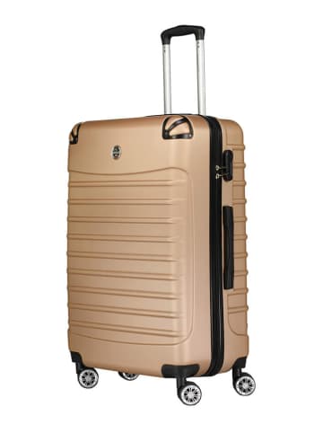 Canadian Peak 5tlg. Hardcase-Trolleyset "Shockeak" in Gold