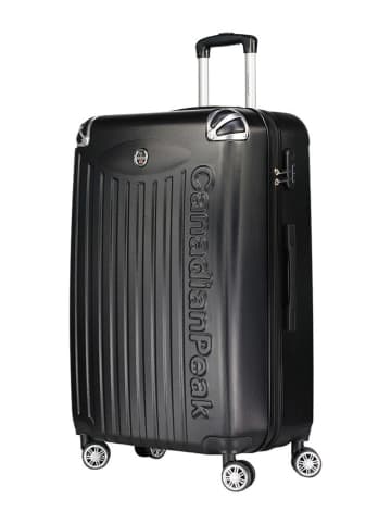 Canadian Peak 5tlg. Hardcase-Trolleyset "Softlesseak" in Schwarz