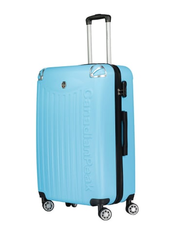 Canadian Peak 5tlg. Hardcase-Trolleyset "Softlesseak" in Türkis