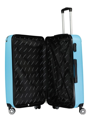 Canadian Peak 5tlg. Hardcase-Trolleyset "Softlesseak" in Türkis