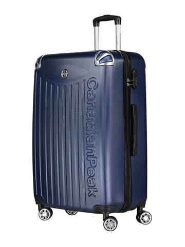 Canadian Peak 5tlg. Hardcase-Trolleyset "Softlesseak" in Dunkelblau
