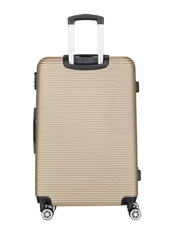 Canadian Peak 5-delige hardcase-trolleyset "Solomuneak" goudkleurig