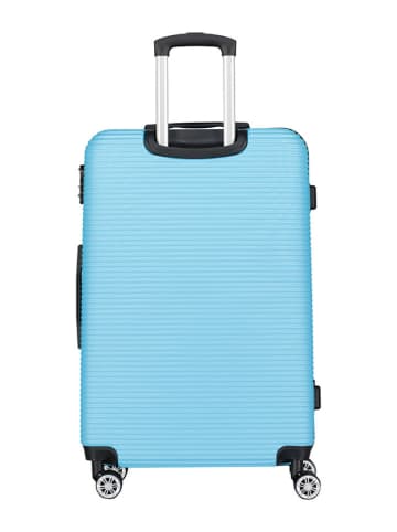 Canadian Peak 5-delige hardcase-trolleyset "Solomuneak" lichtblauw