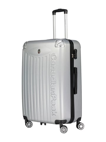 Canadian Peak 3tlg. Hardcase-Trolleyset "Softlesseak" in Silber