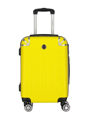 Canadian Peak Hardcase-Trolley "Softlesseak" in Gelb - (B)38 x (H)55 x (T)23 cm