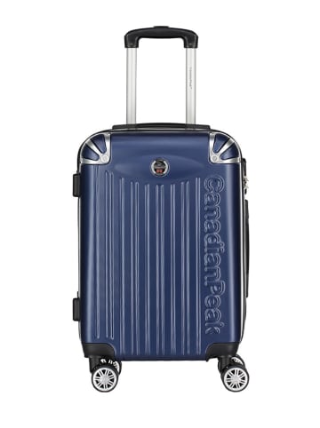 Canadian Peak Hardcase-trolley "Softlesseak" donkerblauw - (B)38 x (H)55 x (D)23 cm