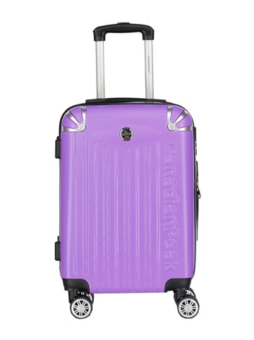 Canadian Peak Hardcase-Trolley "Softlesseak" in Lila - (B)38 x (H)55 x (T)23 cm
