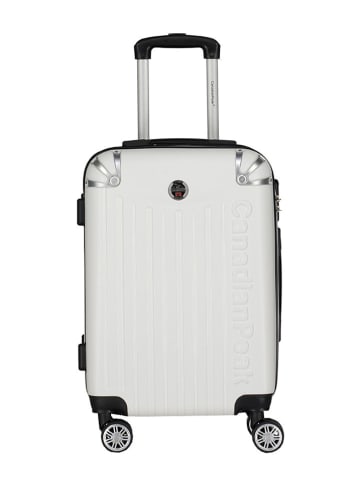 Canadian Peak Hardcase-Trolley "Softlesseak" in Weiß - (B)38 x (H)55 x (T)23 cm