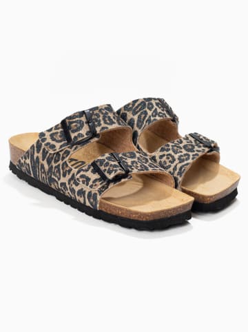 BAYTON Slippers "Atlas" lichtbruin