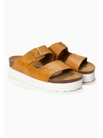 BAYTON Slippers "Jendo" lichtbruin