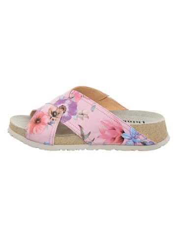 Think! Leder-Pantoletten "Koak" in Rosa