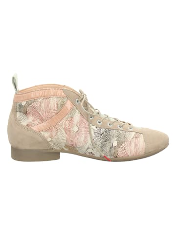 Think! Leder-Schnürschuhe "Guad2" in Beige