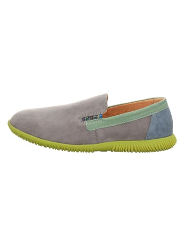 Think! Leder-Slipper "Hauki" in Grau